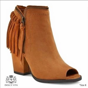 Dolce Vita fringe bootie